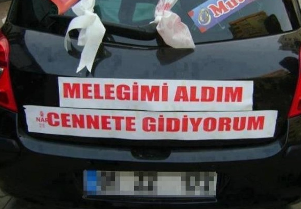 Romantik ve Komik Gelin Arabası Yazıları